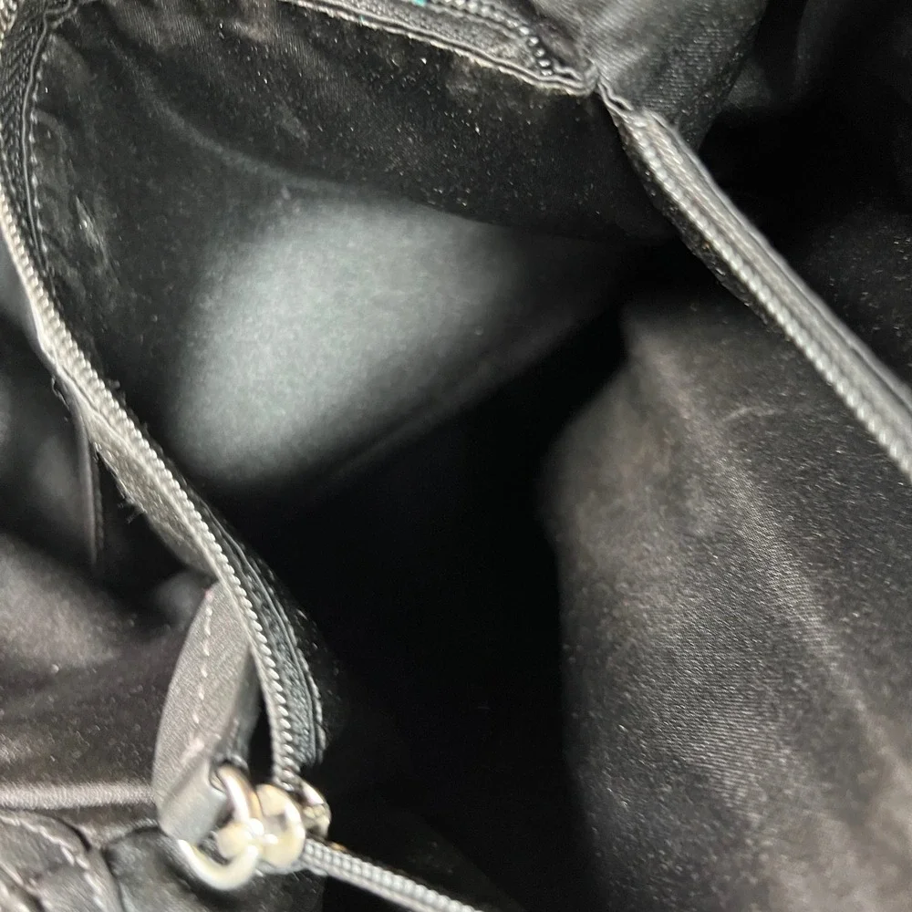 Coach Black Pebbled Leather Penelope Tote Shoulder Bag F19264